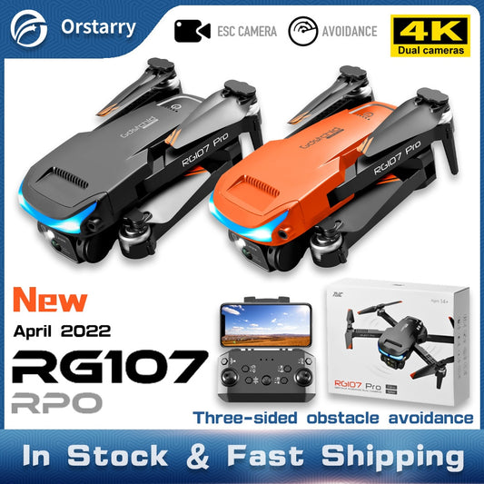 RG107 Pro MAX MINI Drone Automatic Obstacle Avoidance Electrically Adjustable Camera 4K HD Dual Optical Flow Positioning RC Toys alfredo.barrella7