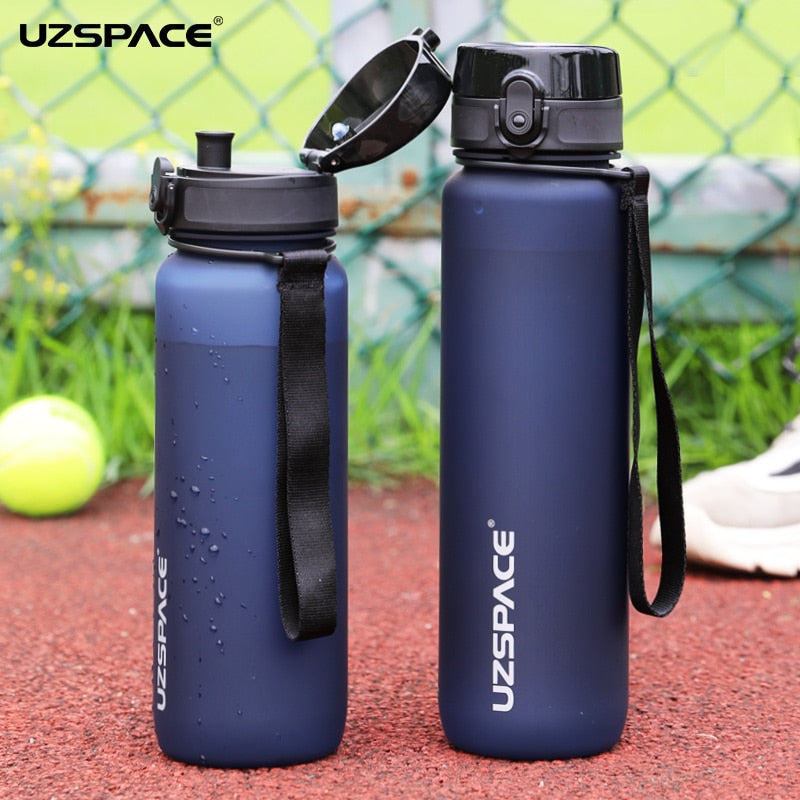 New 500/800/1000ml Sports Water Bottle BPA Free Portable Leak-proof Shaker bottle Plastic Drinkware Tour Gym Free Shipping items alfredo.barrella7