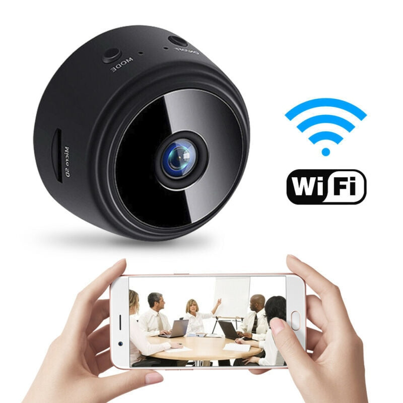 A9 Mini caméra de Surveillance IP WiFi HD 1080p  Micro enregistreur vocal sans fil, Version nocturne alfamoba