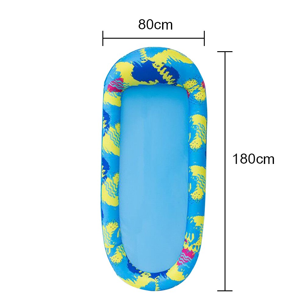 PVC Inflatable Floating Row Sunbath Bed Summer Swimming Pool Party Beach Water Lounger Chairs Pool Air Mattresses alfamoba