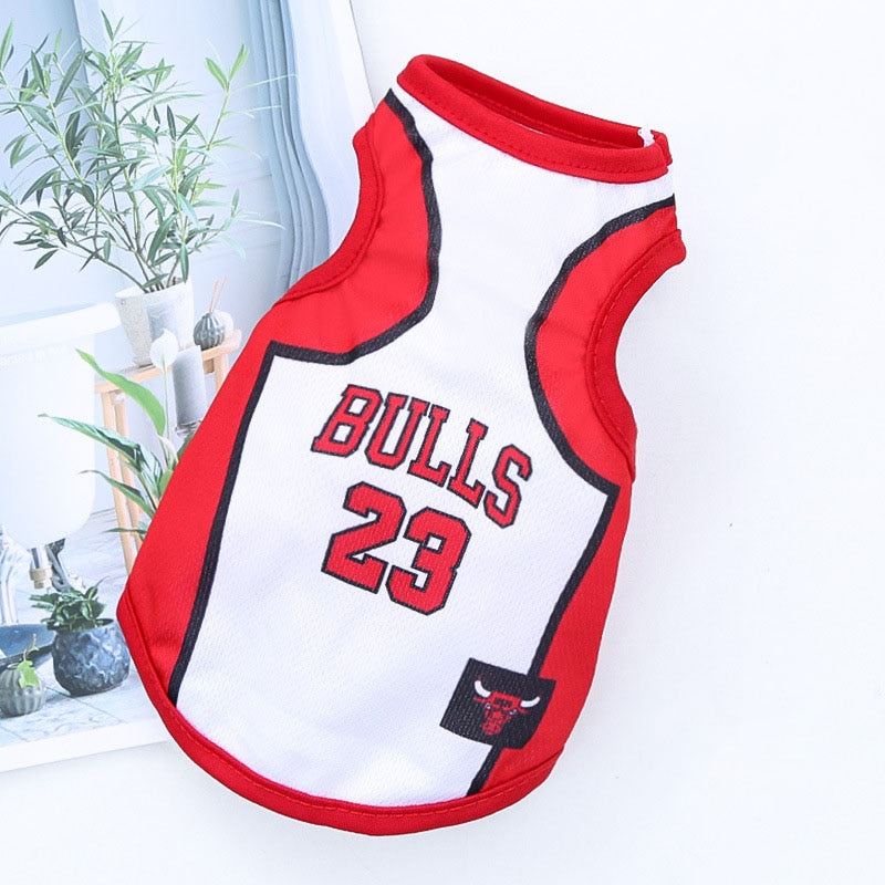 Dog Shirt Cat Clothes Ventilate for Big Dog Puppy Summer Clothes World Cup Jersey Spring Summer Dog Vest Sweatshirt chihuahua alfamoba