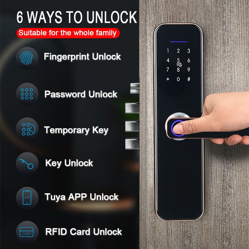 Wifi Electronic Smart Door Lock alfamoba