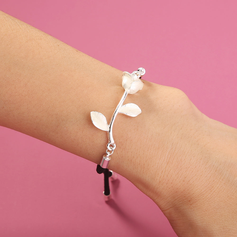 Luminous Glow In The Dark Rose Bracelet alfamoba