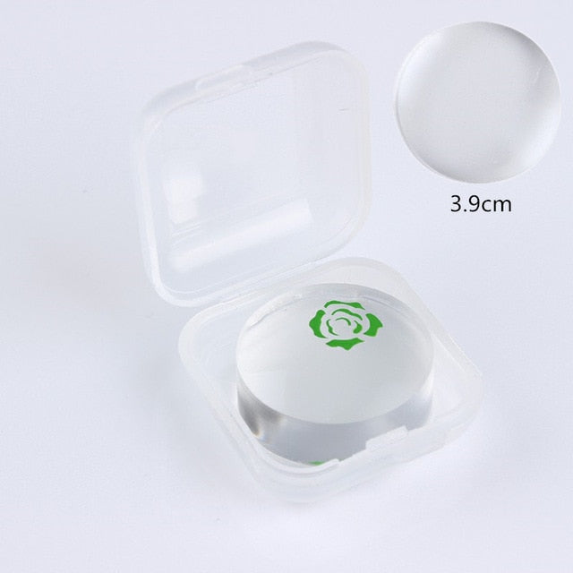 Nail Stamper - Clear Jelly Silicone alfamoba