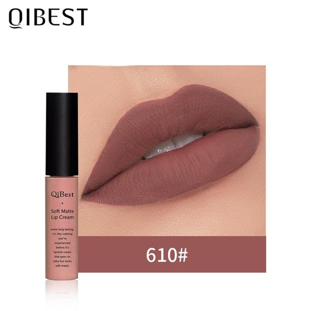 QIBEST Matte Liquid Lipstick alfamoba