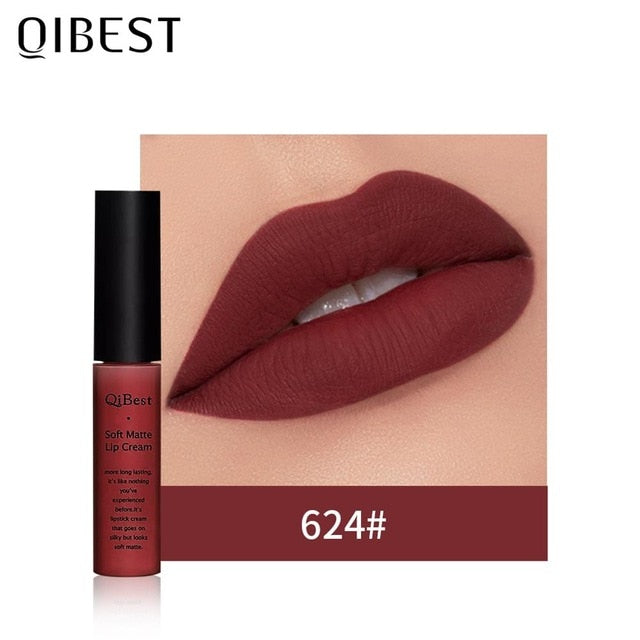 QIBEST Matte Liquid Lipstick alfamoba