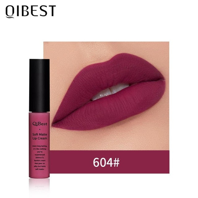 QIBEST Matte Liquid Lipstick alfamoba