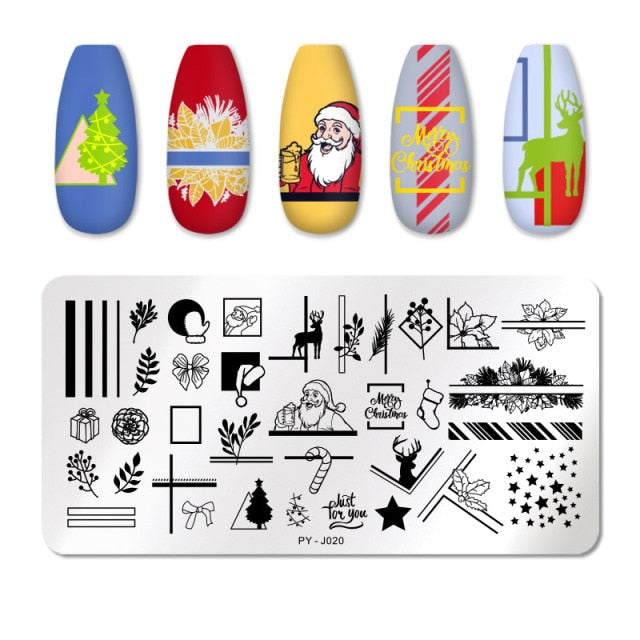 PICT YOU Nail Art Stamping Plates-3 alfamoba