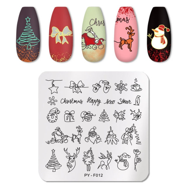 PICT YOU Nail Art Stamping Plates-3 alfamoba