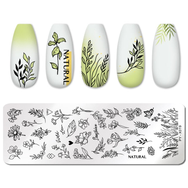 PICT YOU Nail Art Stamping Plates-3 alfamoba