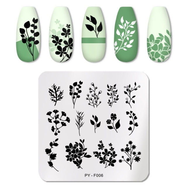 PICT YOU Nail Art Stamping Plates-3 alfamoba