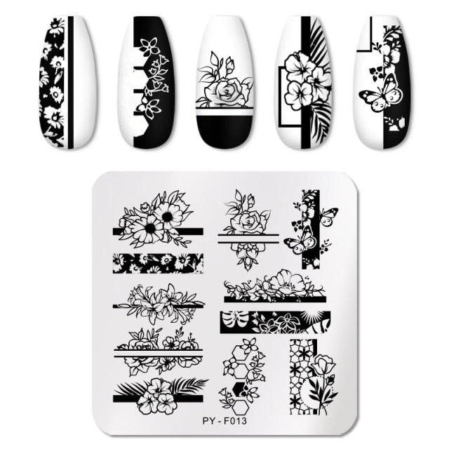 PICT YOU Nail Art Stamping Plates-3 alfamoba