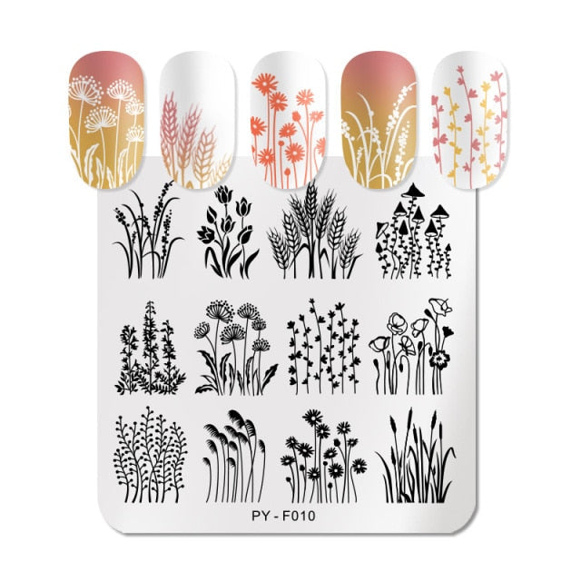 PICT YOU Nail Art Stamping Plates-3 alfamoba