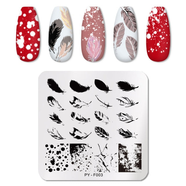 PICT YOU Nail Art Stamping Plates-3 alfamoba