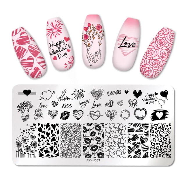 PICT YOU Nail Art Stamping Plates-3 alfamoba