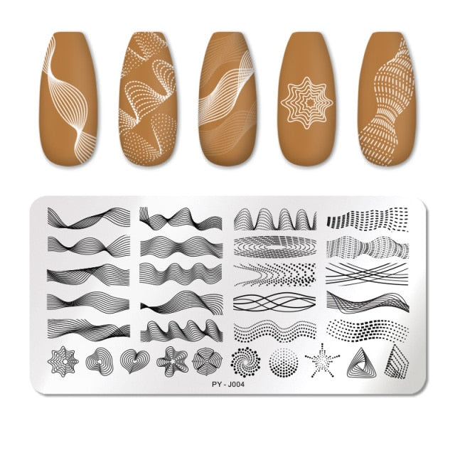 PICT YOU Nail Art Stamping Plates-3 alfamoba