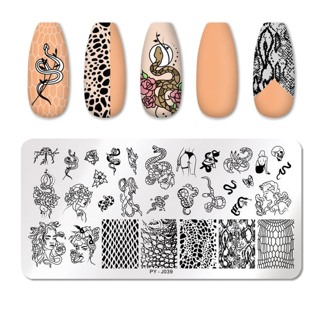 PICT YOU Nail Art Stamping Plates-3 alfamoba