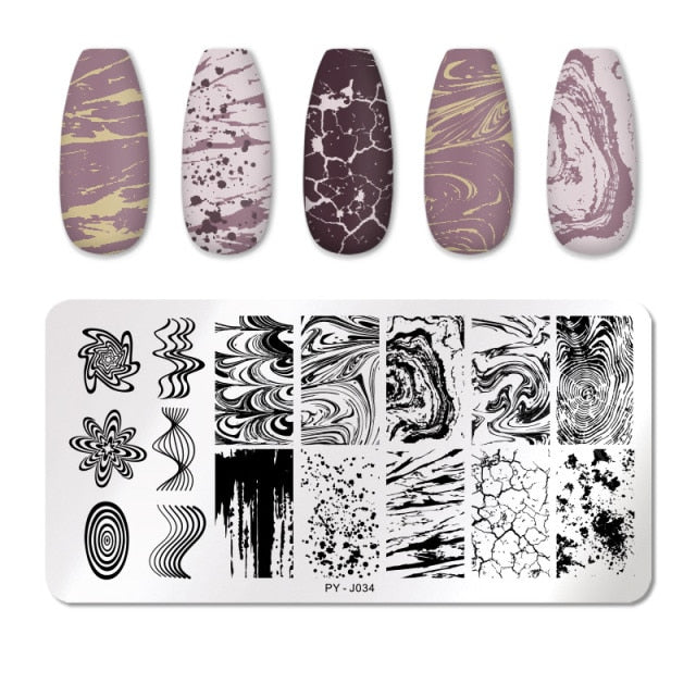 PICT YOU Nail Art Stamping Plates-3 alfamoba