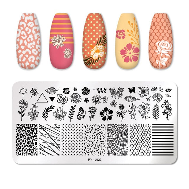 PICT YOU Nail Art Stamping Plates-3 alfamoba