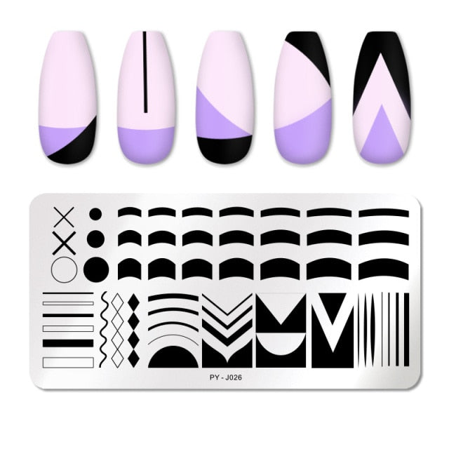 PICT YOU Nail Art Stamping Plates-3 alfamoba