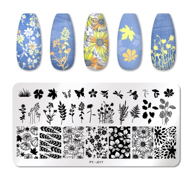 PICT YOU Nail Art Stamping Plates-3 alfamoba