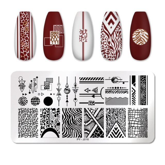 PICT YOU Nail Art Stamping Plates-3 alfamoba