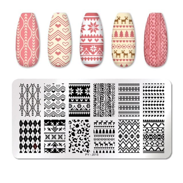 PICT YOU Nail Art Stamping Plates-3 alfamoba