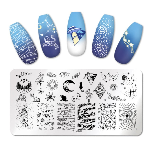 PICT YOU Nail Art Stamping Plates-3 alfamoba