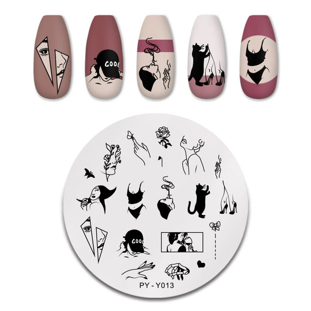 PICT YOU Nail Art Stamping Plates-3 alfamoba