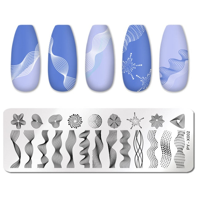 PICT YOU Nail Art Stamping Plates-3 alfamoba