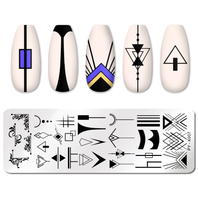 PICT YOU Nail Art Stamping Plates-3 alfamoba