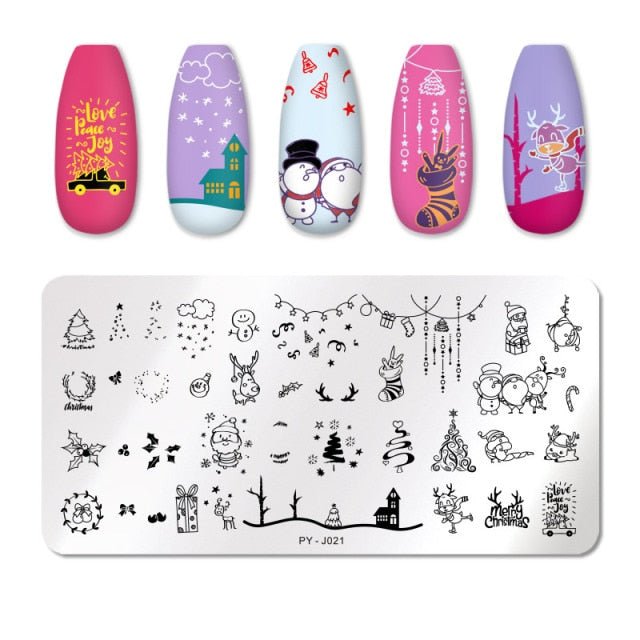 PICT YOU Nail Art Stamping Plates-3 alfamoba