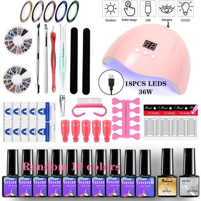 Nail Art Manicure Kit alfamoba