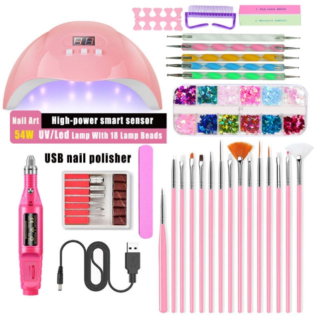 Nail Art Manicure Kit alfamoba