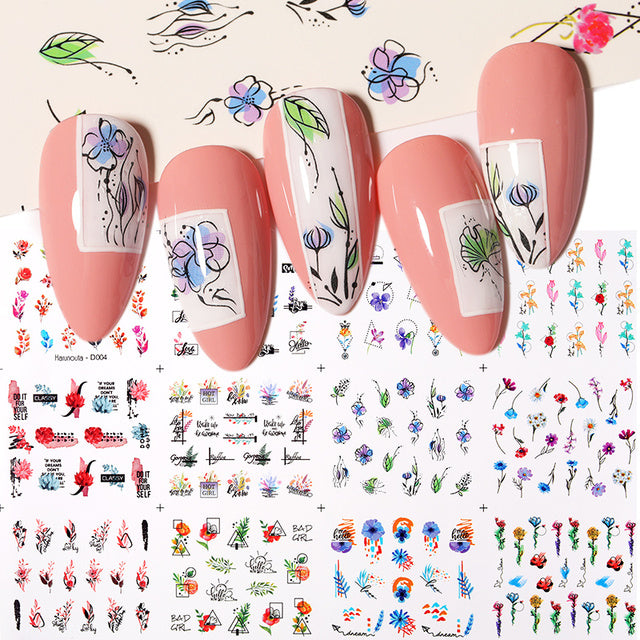 Nail Sticker 12Pcs/Set Artistic (New) alfamoba