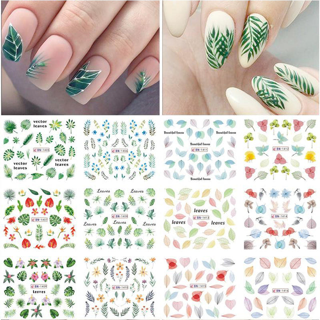 Nail Sticker 12Pcs/Set Artistic (New) alfamoba