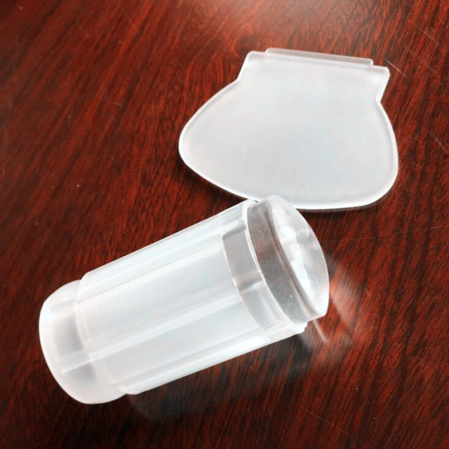 Nail Stamper - Clear Jelly Silicone alfamoba