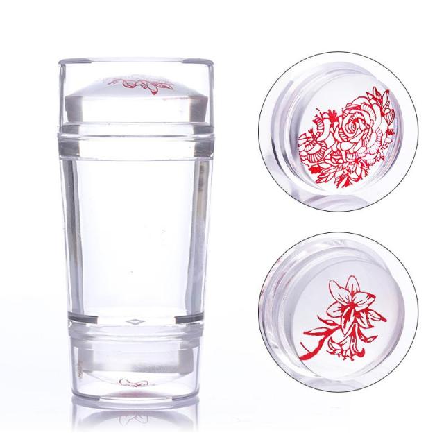 Nail Stamper - Clear Jelly Silicone alfamoba