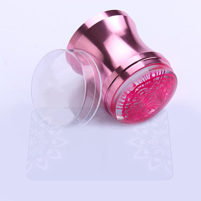 Nail Stamper - Clear Jelly Silicone alfamoba