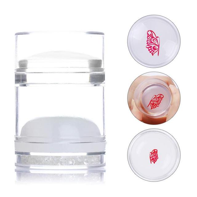 Nail Stamper - Clear Jelly Silicone alfamoba