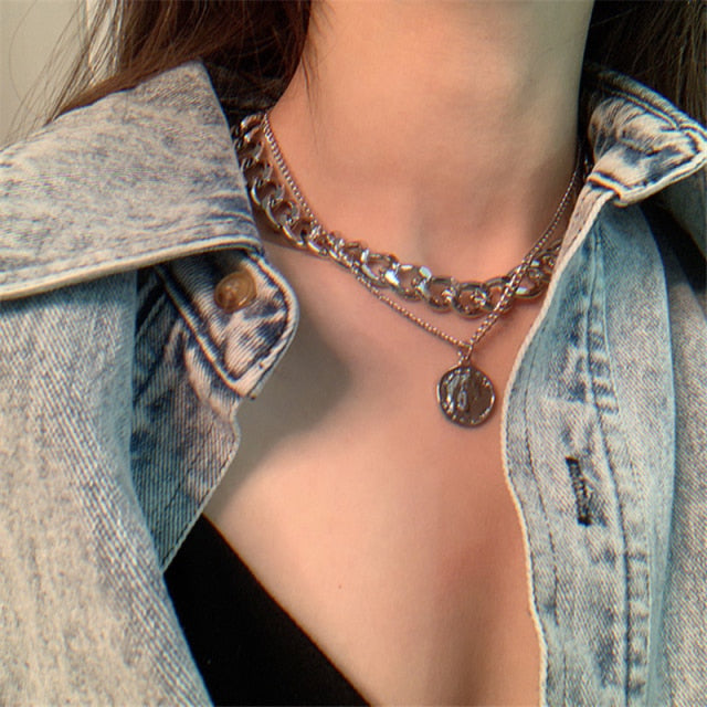 Multi-layer necklace alfamoba