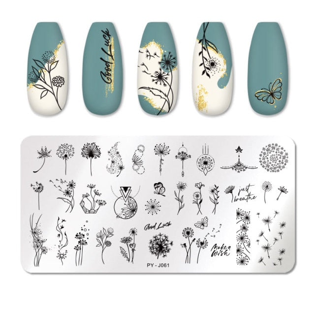 PICT YOU Nail Art Stamping Plates-3 alfamoba