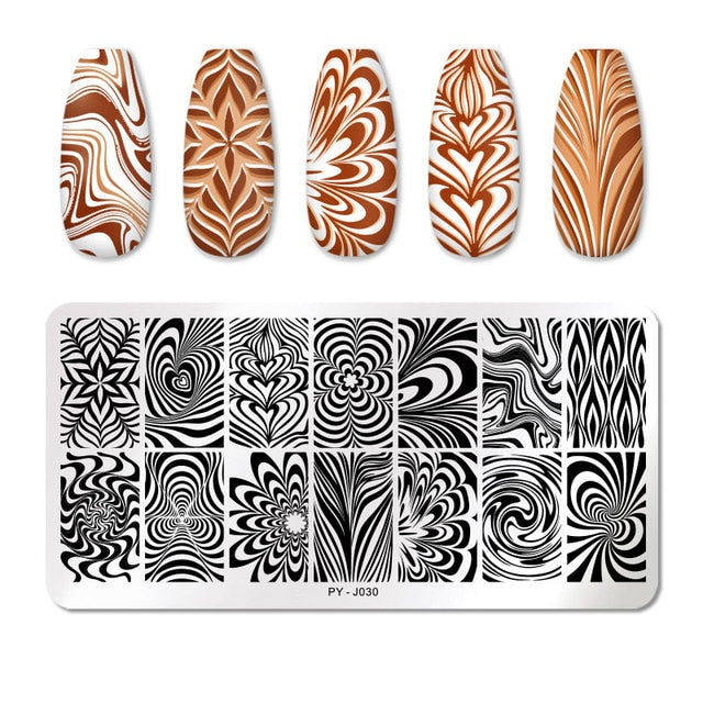 PICT YOU Nail Art Stamping Plates-3 alfamoba