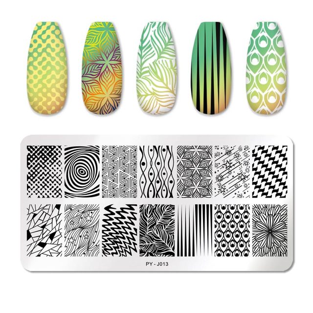 PICT YOU Nail Art Stamping Plates-3 alfamoba