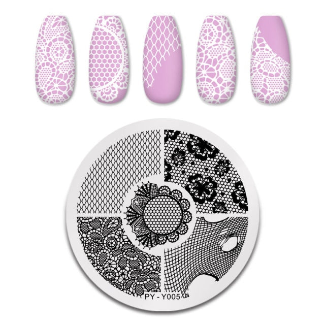 PICT YOU Nail Art Stamping Plates-3 alfamoba