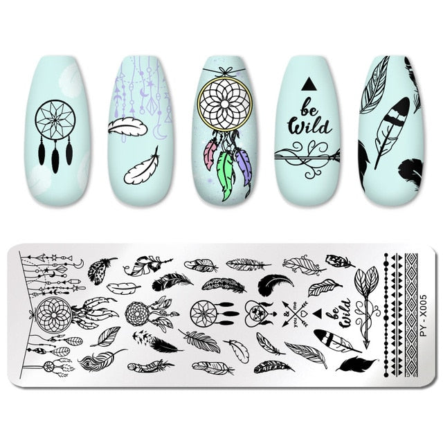 PICT YOU Nail Art Stamping Plates-3 alfamoba