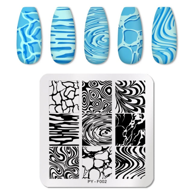 PICT YOU Nail Art Stamping Plates-3 alfamoba