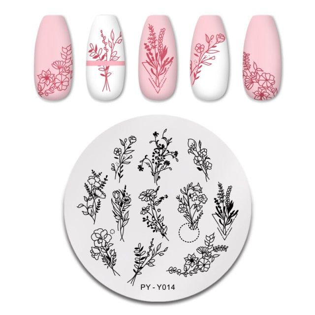 PICT YOU Nail Art Stamping Plates-3 alfamoba