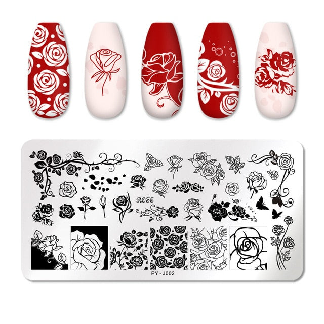 PICT YOU Nail Art Stamping Plates-3 alfamoba