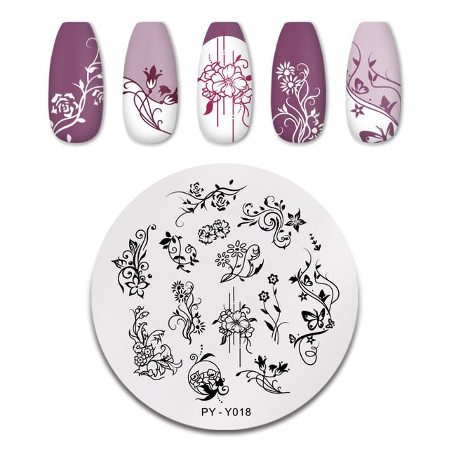 PICT YOU Nail Art Stamping Plates-3 alfamoba